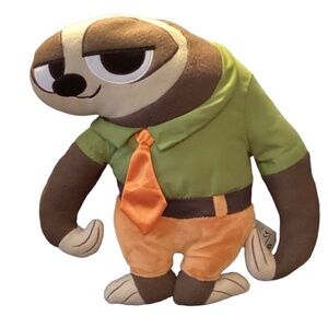 New Disney Zootopia Flash The Sloth Plush 12” Tall